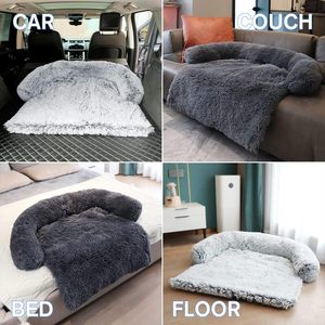 Cama de Felpa Extraíble para Perros, Sofá para Perros Grandes, Alfombra para Casa, Cálida para Invierno, Diseño Sólido, Sostenible, Lavable, Manta Acolchada Personalizada - Product Image 5