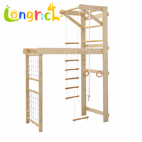 Échelle murale en bambou, barres d'escalade en bois, structure d'escalade murale intérieure pour enfants, écologique, salle de sport Montessori