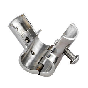 Conector de Tubería en T Separable de Acero Inoxidable 316 de 22 mm y 90 Grados, Accesorio para Toldo de Lancha Rápida - Product Image 1