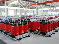 Transformador Trifásico SCB10 de 1600kVA, 6kV/10kV, 380V-480V, Tipo Seco, con Bobinado de Cobre, Topología Flyback, Resina Epoxi Fundida y Amorfa