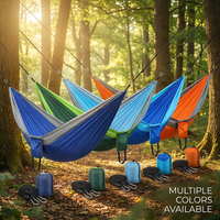 Hamac de parachute portable et léger, pliable, pour camping, randonnée, plage, balançoire, en nylon durable, logo personnalisé, OEM, tout inclus