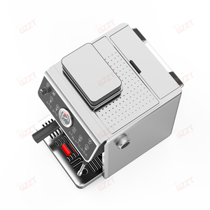 2.7 litres réservoir d'eau ménage 3 en 1 semi-automatique tirer fleur vapeur Machine à café mousseur à <span class=keywords><strong>lait</strong></span> nouvelle cafetière italienne - Product Image 3
