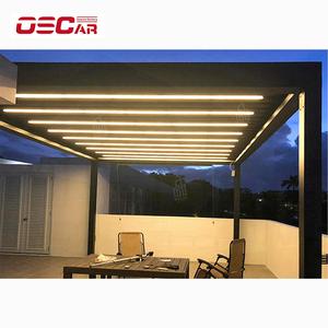 Limatic Pergolas 10X13 Ft 4X3 M Gouttière en aluminium Idéal été Cuisine Jardin Patio Blanc Extérieur Ombre Structure Pergola - Product Image 3