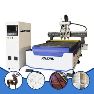 จีน ATC CNC Router 1325 3d แกนเครื่องตัดไม้เลื่อยวงเดือนประตูตู้ตัดเครื่องเราเตอร์ CNC ราคา