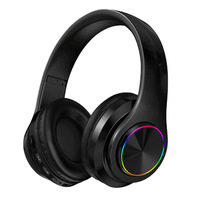 Casque BT émettant de la lumière avec casque cadeau de jeu de sport sans fil mobile à basses lourdes