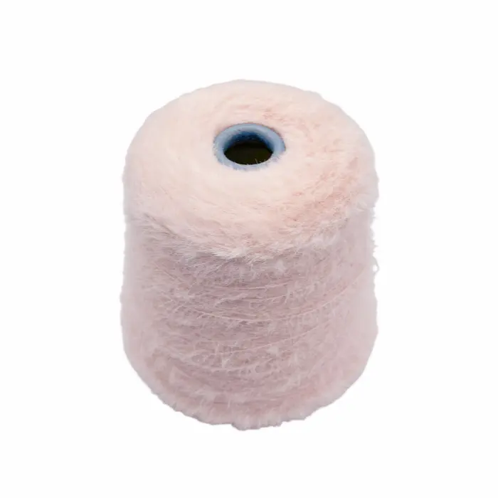2024 new product wholesale 1.3cm hairy feather yarn mink handknitting yarn