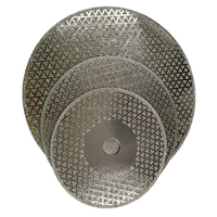 Disque de coupe diamanté étoile Triangle double face de qualité supérieure 5 "6" pour lame de scie diamantée en granit 125/150mm avec bride M14