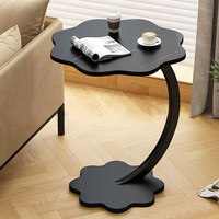 Vente directe d'usine, table d'appoint moderne minimaliste, petite table d'appoint pour canapé, table basse en acier carbone pour la maison