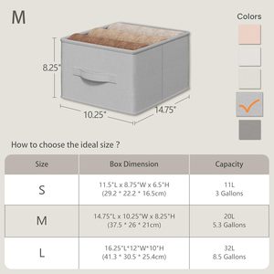 Boîtes de rangement en matériau de nouvelle génération, très vendues, pour la lessive, les jouets, les vêtements - Product Image 4