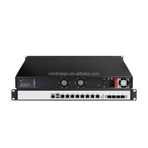 1U ngắn chiều sâu <span class=keywords><strong>Rackmount</strong></span> máy chủ <span class=keywords><strong>Chassis</strong></span> 6 * i226lan B85 b760 c236 Bo mạch chủ opnsense tường lửa xả luồng không khí máy chủ giá kệ - Product Image 5