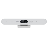 Webcam 4K avec microphone, suivi du visage par IA et cadrage automatique pour le streaming en direct