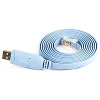Cable USB Consola Cable 6 FT USB a RJ45 Adaptador Serial Compatible