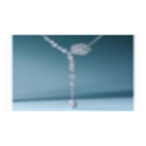 Venta al por mayor de alta calidad en forma de Y Rose Dangle Drop Decliate 925 Collar de lujo de plata esterlina para la venta - Product Image 1