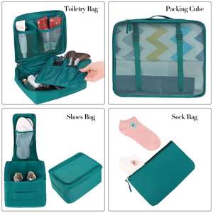 8 Set Lightweight Luggage Packing Organizers Packing <b>Cubes</b> for Travel Accessories - Product Image 6