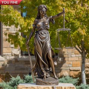 Buitenparktuin Brons Grote Rechtvaardigheidsstatus - Product Image 1