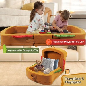 Factory Wholesale Toddler <b>Bed</b> Portable Children's Foldable Toddler Travel <b>Bed</b> Baby <b>Sofa</b> Chair For Kids Sleep - Product Image 3