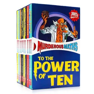 Horrible Math 10 Volumes Livros Educacionais Murderous Math Story Books para estudantes