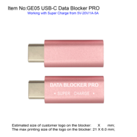 Nouveau bloqueur de données USB-C gris, convertisseur multiport en alliage d'aluminium, alimentation AC/DC pour ordinateur portable, téléphone portable et utilisation sur ordinateur de bureau