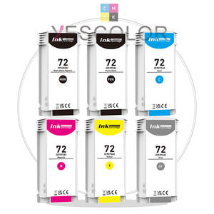 Cartouche d'encre d'imprimante à jet d'encre Yescolor Premium Compatible 72 pour HP Designjet C9403A C9370A C9371A C9372A <span class=keywords><strong>C9373A</strong></span> C9374A - Product Image 1