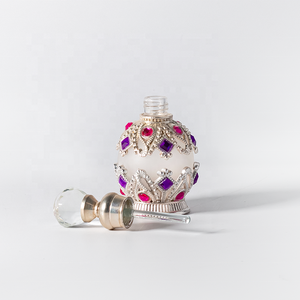 Botella de Perfume de Metal de 15 ml, Estilo Árabe Dubái Retro, Única, de Bolsillo, para Decoración del Hogar, Aceites Esenciales y Attar - Product Image 5