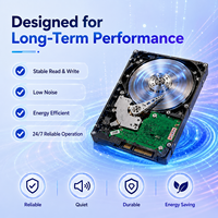 Disques durs SATA III 3,5 pouces de classe entreprise 6 Gb/s, 1 To, 2 To, 4 To, 7200 tr/min, disques durs internes de qualité serveur ; Disques durs