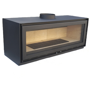 <span class=keywords><strong>Insert</strong></span> de cheminée en acier et bois moderne de haute qualité et poêle à bois autonome, chauffage au bois d'intérieur - Product Image 1