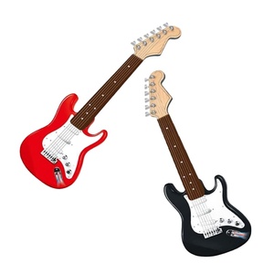 Instrument de musique jouet électrique Musical Cool Guitar Play Set Rock Plastic Guitar Toy for Kids - Product Image 1