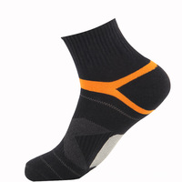 Chaussettes de course décontractées personnalisées pour hommes, idéales pour le printemps, avec soutien de la voûte plantaire et antidérapantes, séchage rapide, respirantes, en coton, sans MOQ