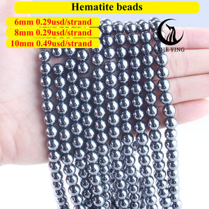 Zhe Ying 6mm 8mm 10mm hématite perles <span class=keywords><strong>de</strong></span> pierre naturelle cristal <span class=keywords><strong>de</strong></span> guérison perles d'hématite <span class=keywords><strong>de</strong></span> pierres précieuses en vrac - Product Image 5