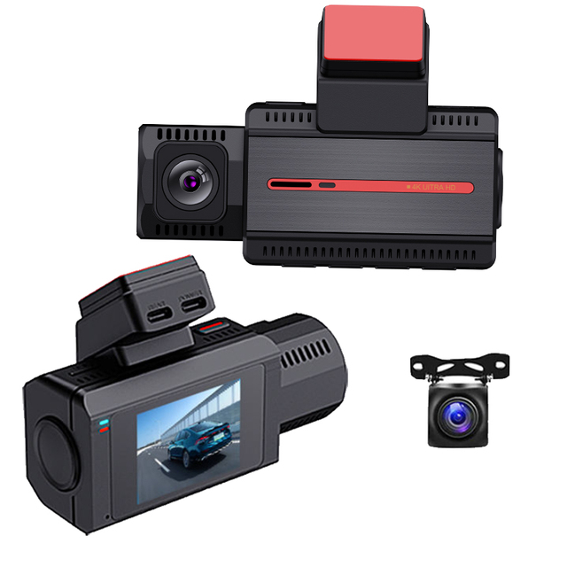 Sony High Resolution 4K Car DVR Dashcam Dual 4K+2K Lens Front Rear Black Box Camera 1080p Resolution 5G Wifi GPS
