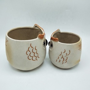 <span class=keywords><strong>Amazon</strong></span> Venta caliente nuevo producto hecho en China regalo de cerámica carnosa olla universal buho cerámica pote de flor jardín - Product Image 4