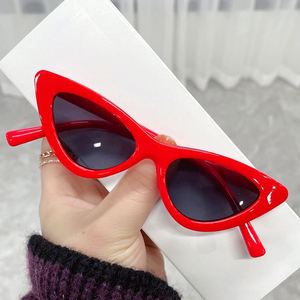 2022 Fashion Cute Girls Children <b>Candy</b> Color Sunglasses Small Frame Cat <b>Eye</b> Sunglasses for Kids - Product Image 5