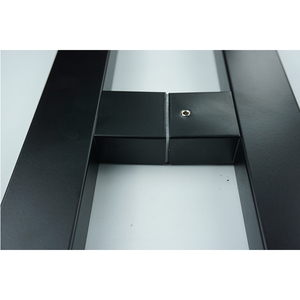 Manija de puerta negra mate de acero inoxidable para puerta principal - Product Image 6