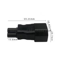 Prise de conversion 7A 125V adaptateur d'extension 3 pôles convertisseurs de puissance prise C14 vers C5