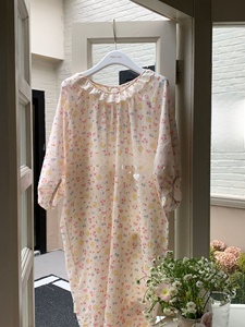 2025 printemps été Floral Loungewear chemise de nuit douce femmes Cutwork robe <span class=keywords><strong>originale</strong></span> - Product Image 6