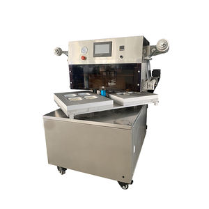 Macchina elettrica a 5 scompartimenti semi automatica per la sigillatura del vassoio per il lavaggio dell'azoto cibo lattine per Snack bottiglie pellicola imballaggio 220V/110V - Product Image 3