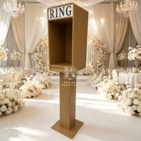Support de livre d'or audio pour la plantation printanière, cabine de livre d'or audio, accessoires de photomaton pour la décoration de toile de fond de fêtes, événements et mariages