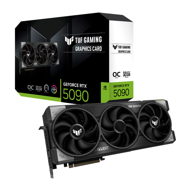 ASU TUF Gaming GeForce RTX 5090 GPU 32GB GDDR7 OC Edition New Desktop Fan-Cooled Graphics Card