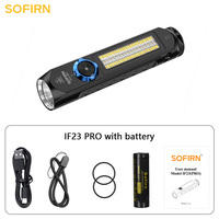 Sofirn IF23 PRO Torche EDC puissante 5000lm avec lumière magnétique RVB Lampe de poche LED rechargeable étanche 21700