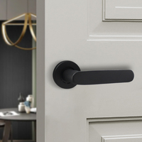 Poignée de porte intérieure de serrure de chambre à coucher American Standard Poignée de porte moderne SS304 Poignées à levier
