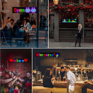 可编程柔性LED恶魔眼显示屏卡车挡风玻璃智能应用程序控制滚动LED汽车恶魔眼显示屏 - Product Image 6