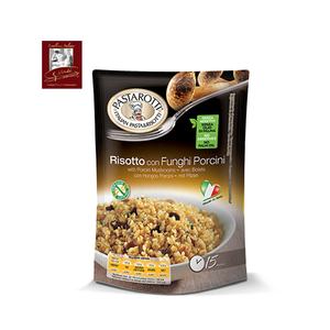 Risotto con Champiñones Porcini 175g Cocción Rápida HECHO en ITALIA Calidad Italiana Superior Selección GVERDI Comida Preparada Seca Sin Gluten - Product Image 1