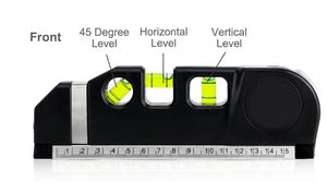 Outil multifonctionnel de mesure laser infrarouge de qualité industrielle 3-en-1, ruban à mesurer, longueur 250 mm, précision 10 mm, mesure 0-5 m - Product Image 4