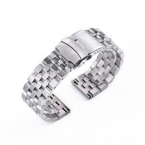 Bracelet de montre JAETIUM en acier inoxydable de haute qualité, type vis, avec fermoir, remplaçable, durable, en métal - Product Image 1