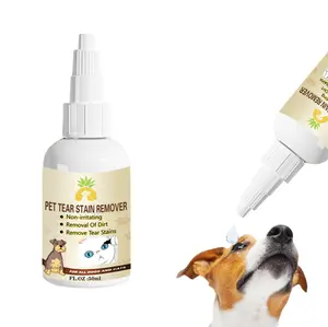 Pet Eye Stains Remover Drops Dog Cat Removes Tear Cleaner Wash Relieves Irritation Prevents Removing Treatment