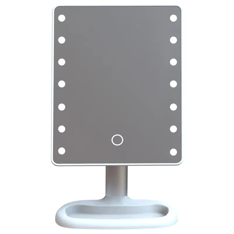 Grosir Pabrik kamar mandi rumah penggunaan seay mengisi cahaya baterai pengisian USB cermin rias dengan lampu LED