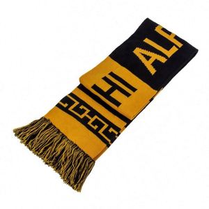 Écharpe de supporter de football en acrylique personnalisée de haute qualité avec logo – Portable et douce pour l'hiver, cadeau promotionnel d'entreprise - Product Image 6