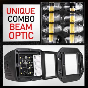 5 pouces 24W LED Pods encastré lumière de travail Durable couleur blanche ATV 4x4 camion bateau SUV UAZ lampes tout-terrain pour <span class=keywords><strong>Raptor</strong></span> - Product Image 5