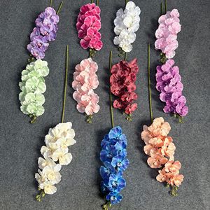 Orquídeas Phalaenopsis Artificiales de 9 Cabezas Simuladas, Flores de Seda para Decoración de Bodas, Arreglo de Piso - Product Image 2