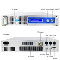 Kit de Transmisor FM de 600W, Estéreo LPFM 87.5-108MHz, Paquete de Mini Estación de Radio que Incluye Antena y Cable de Señal